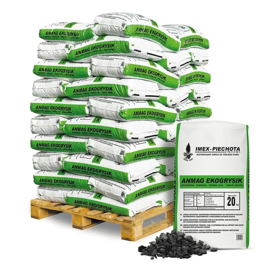 ANMAG Steinkohle 5 - 15 mm 20kg x 50 Sack 1000kg Palette SOMAREH