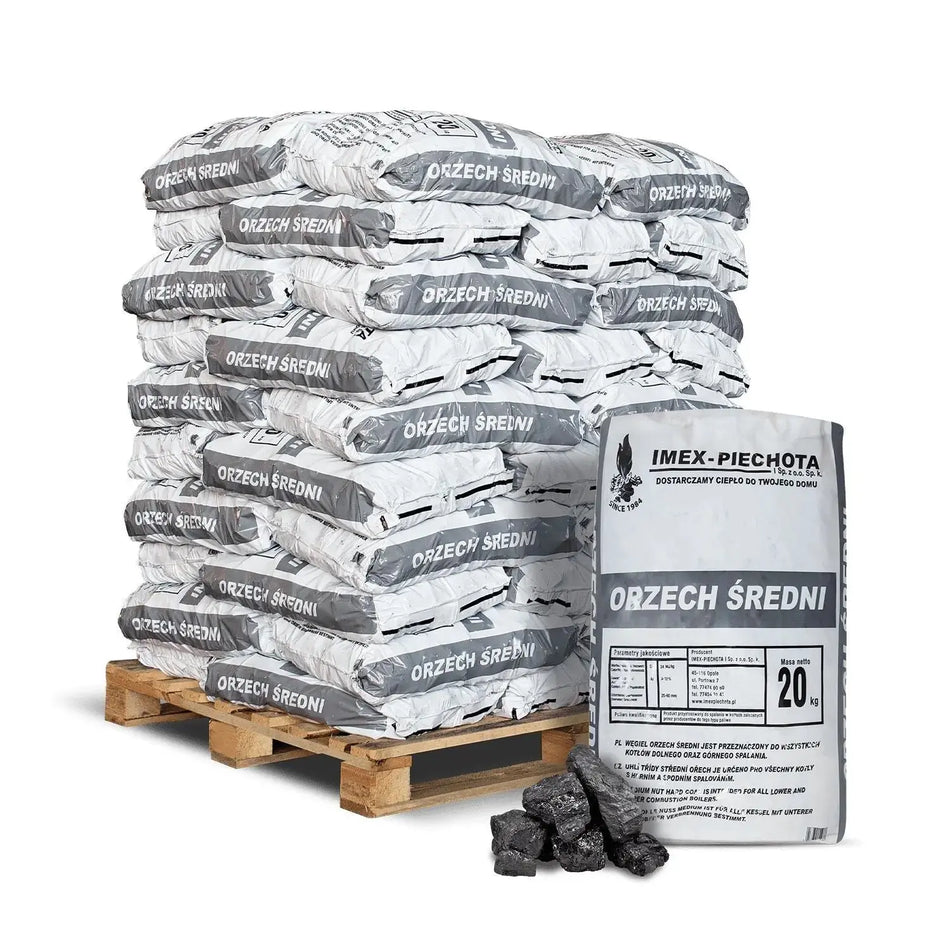 ANMAG Steinkohle 25 - 60 mm 20kg x 50 Sack 1000kg Palette SOMAREH