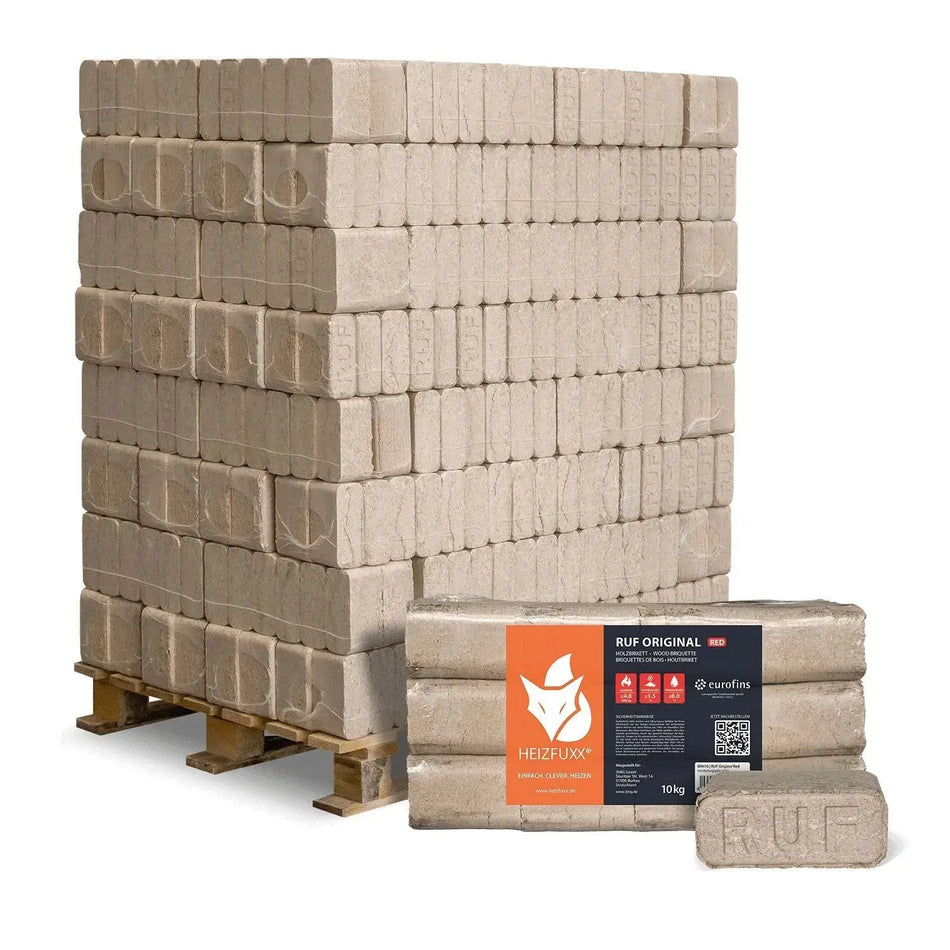 Heizfuxx RUF Original Red 10kg x 96 Gebinde 960kg Palette SOMAREH