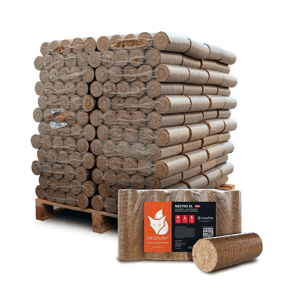 Heizfuxx Nestro XL Rot 10kg x 96 Gebinde 960kg Palette SOMAREH