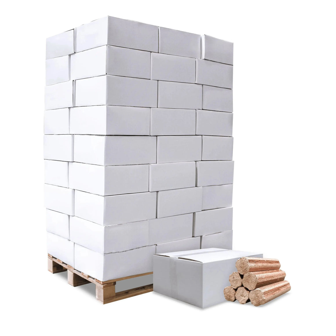 Heizfuxx BBQ-Buchenholzbriketts 18kg x 54 Gebinde 972kg Palette SOMAREH