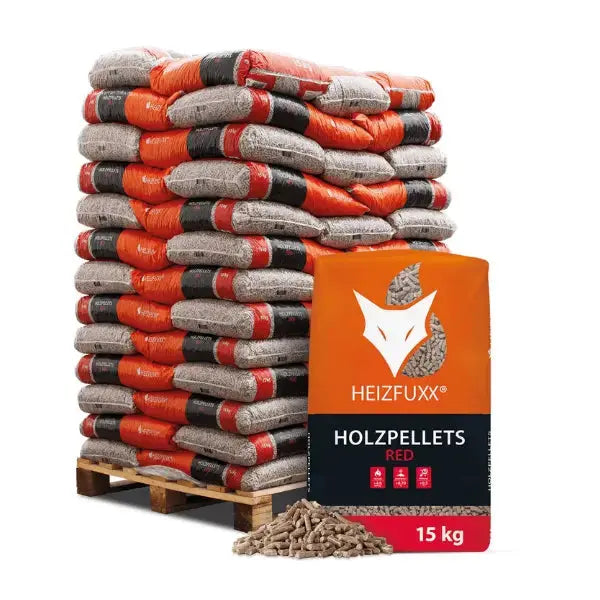 Heizfuxx Holzpellets - Premiumqualität A1 zertifizierter Brennstoff SOMAREH