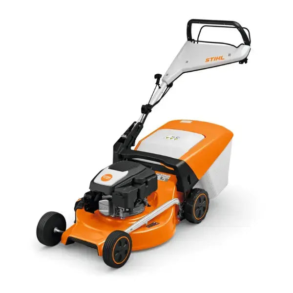STIHL RM 253 T Benzin-Rasenmäher 51 cm Schnittbreite Radantrieb 55 L Fangkorb Mulchen & Seitenauswurf SOMAREH